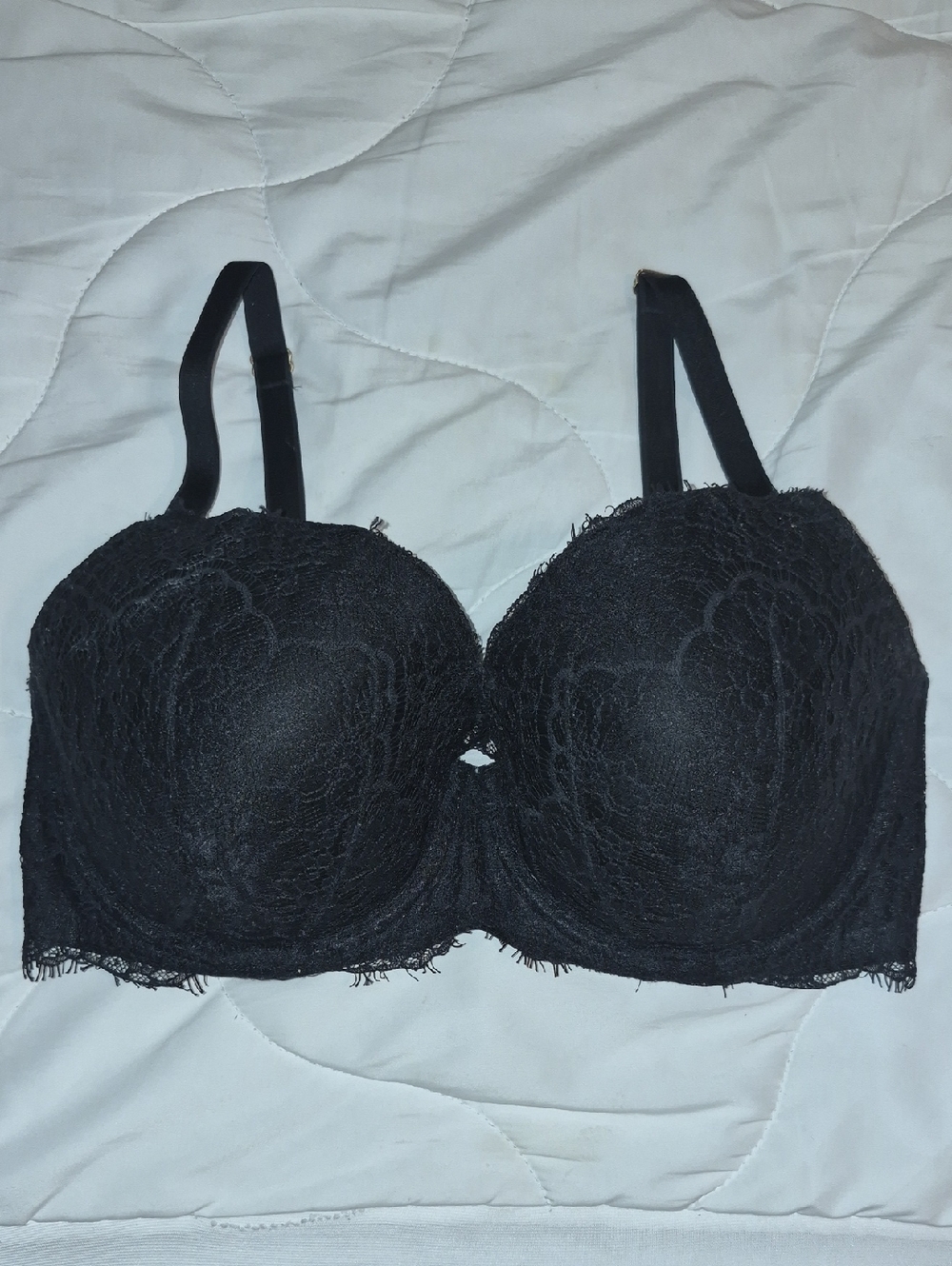 Victoria's Secret Black Lace Underwire Bra